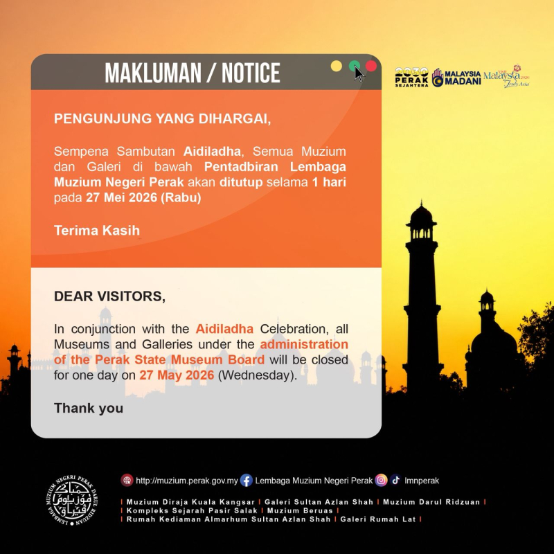 AIDILADHA-MUZIUM CLOSE